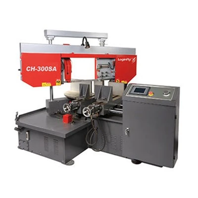 Machine de scie à ruban métallique rotative